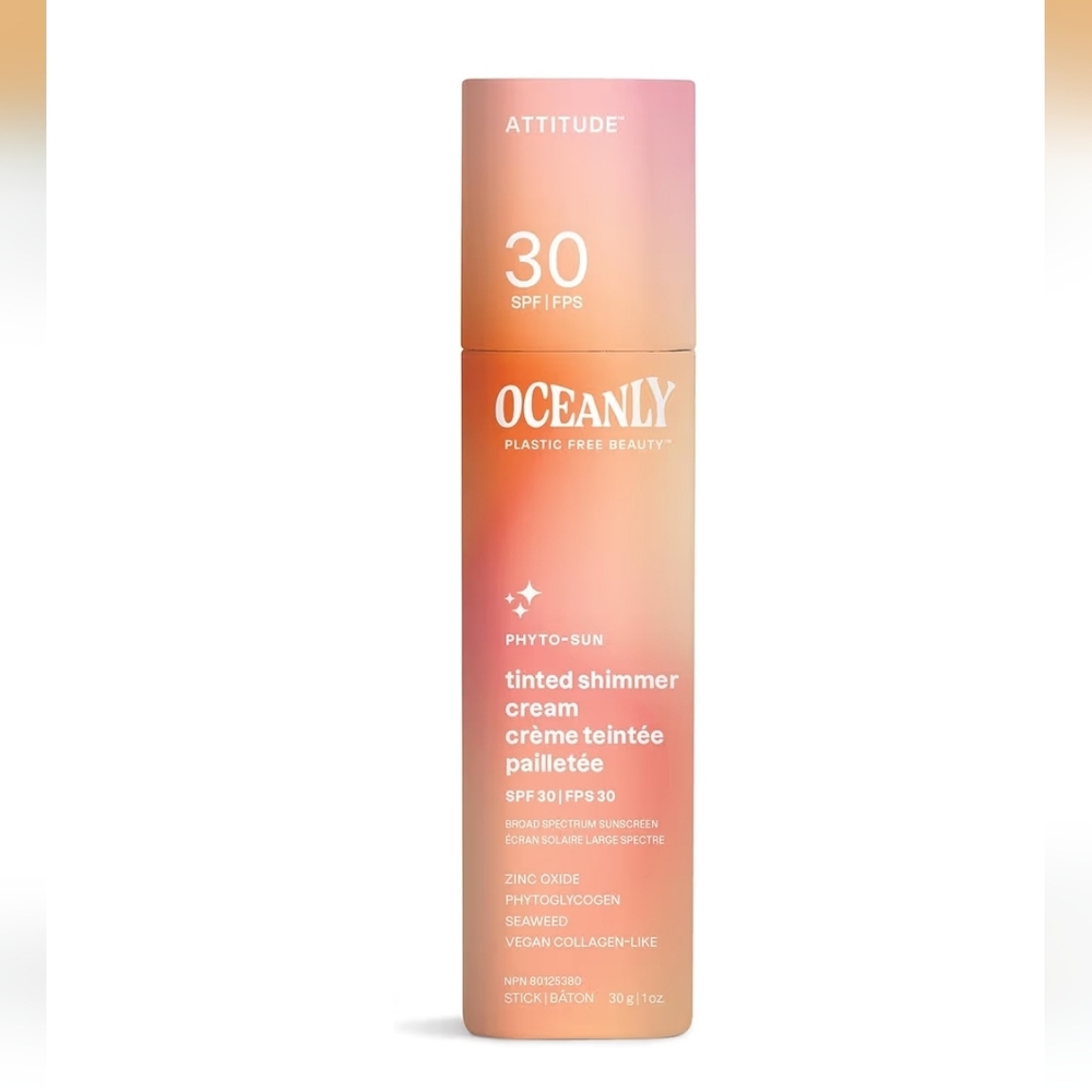 BRAND NEW Oceanly Phyto-Sun Tinted Shimmer Cream SPF 30 (30g) - Retails for 45$